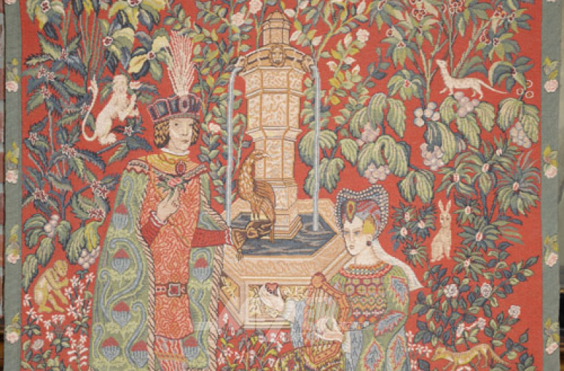 Gobelin bez. ''Le Roman de la Rose''