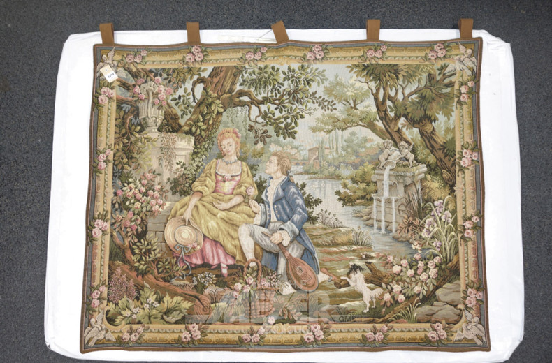 Gobelin bez. ''Jardin d´Amour''