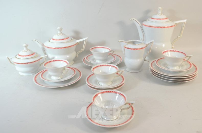 Posten Porzellan Kaffee Geschirrteile