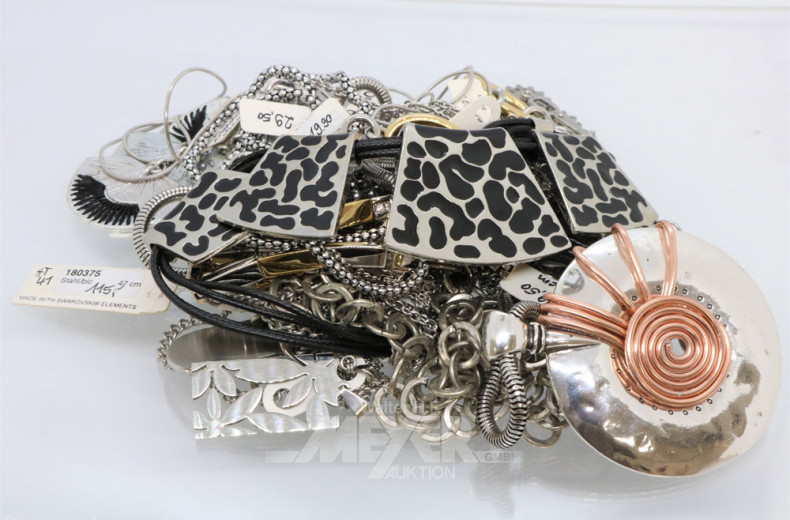 Posten Edelstahl-Ketten, neuwertig,