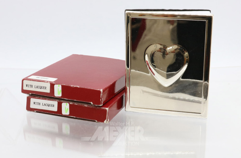 3 Telefon-/Notizbüchlein mit