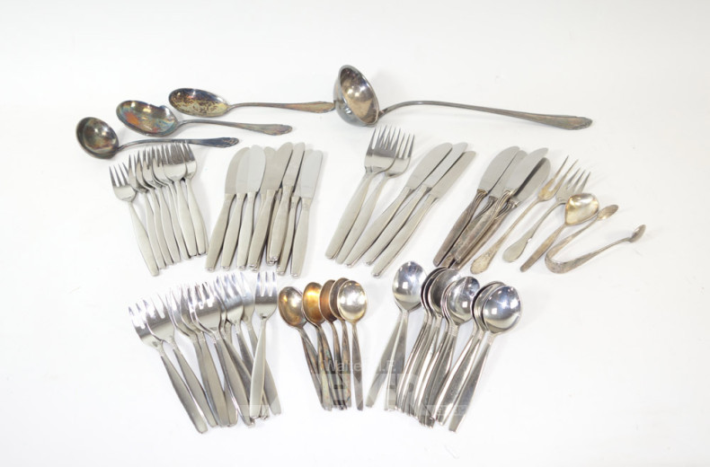 Posten div. Besteckteile,