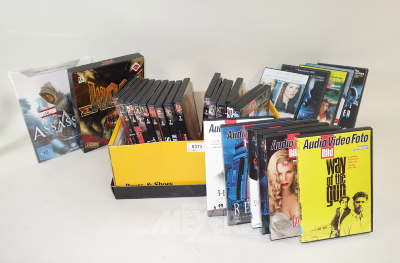 Posten DVD's u. PC-Spiele