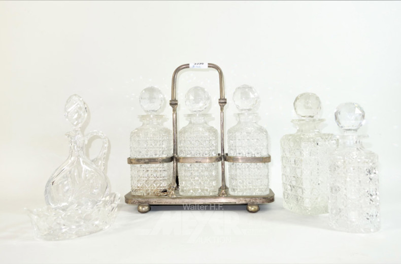 Posten versch. Kristall: