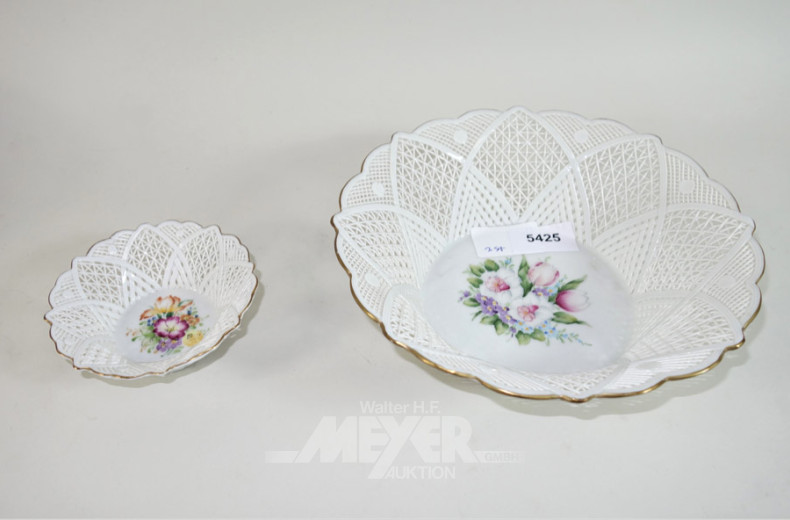 2 Porzellanschalen KLAUSENBURG