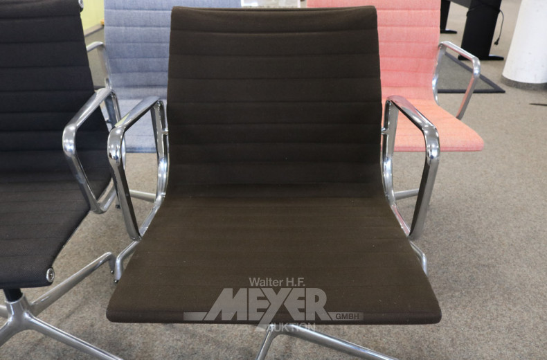 4 Konferenzstühle, drehbar,