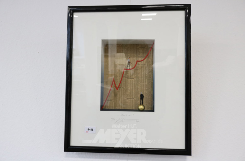 3D-Bildobjekt, Hinterglasrahmung,