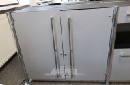 Anrichte, grau, 2-türig, 2 Züge,