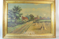 Gemälde ''Dorfstrasse''