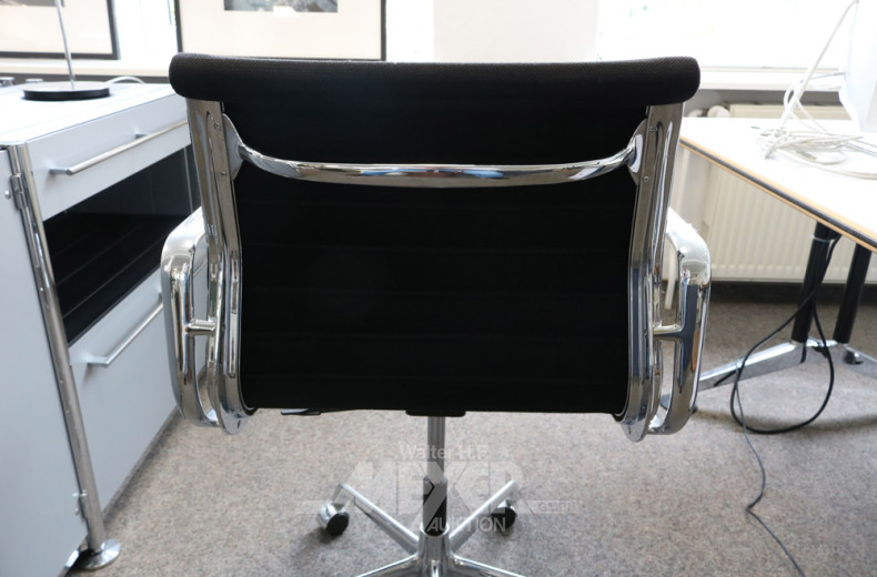 Bürodrehstuhl, schwarz,