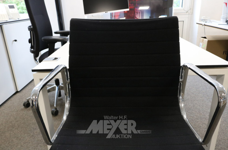 Bürodrehstuhl, schwarz,