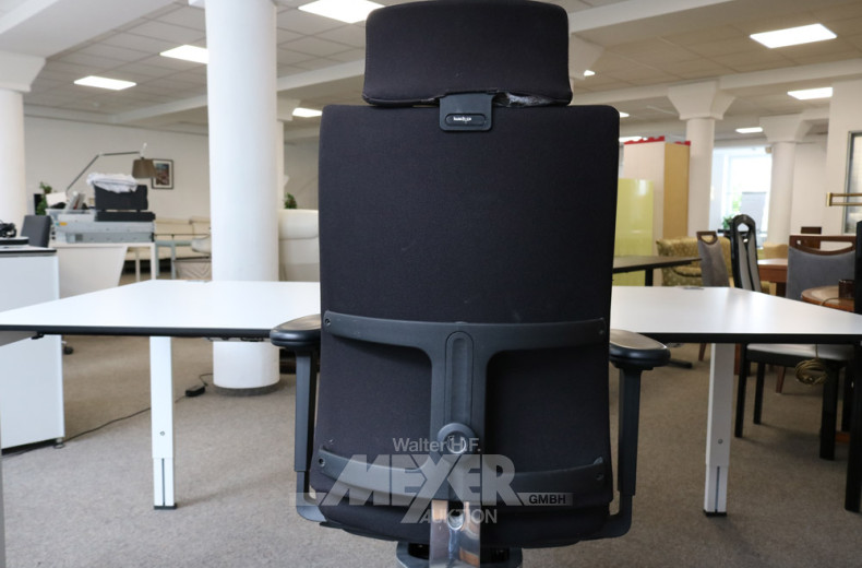 Armlehn-Bürodrehstuhl, Hochlehner,