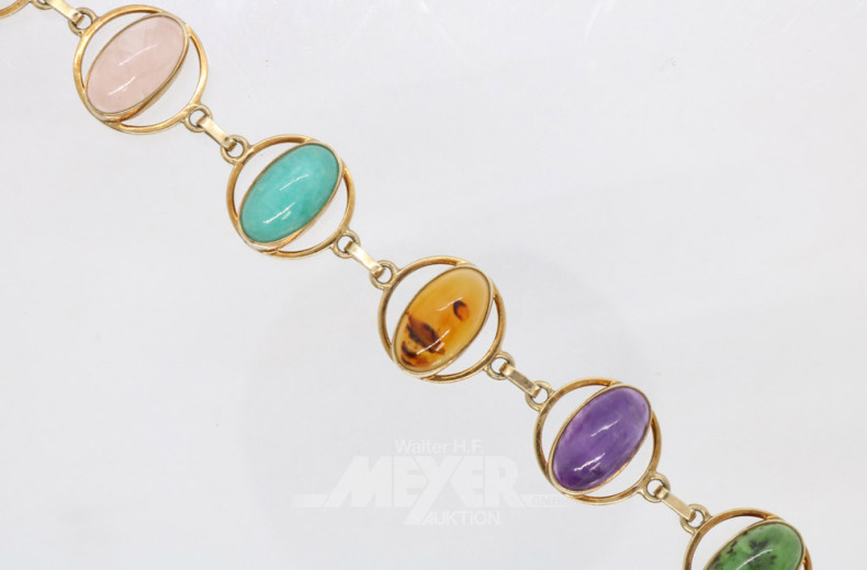 Armband, GG, Set mit 7