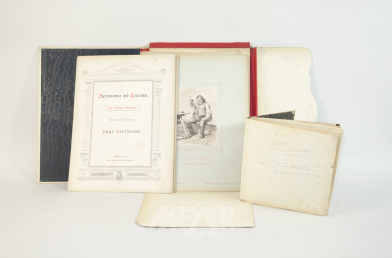 Sammelmappe mit Drucken