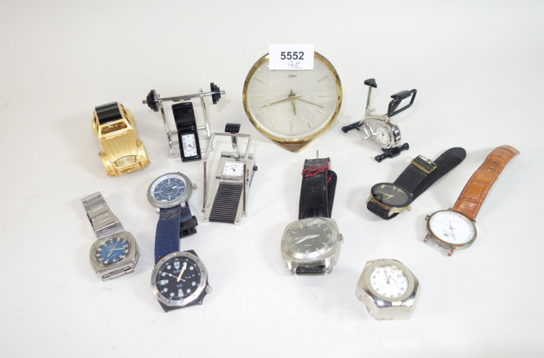 Posten Armband-, Tisch und Dekouhren