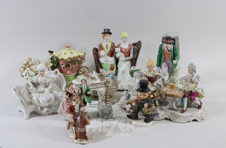 Posten Porz.- u. Keramikfiguren,
