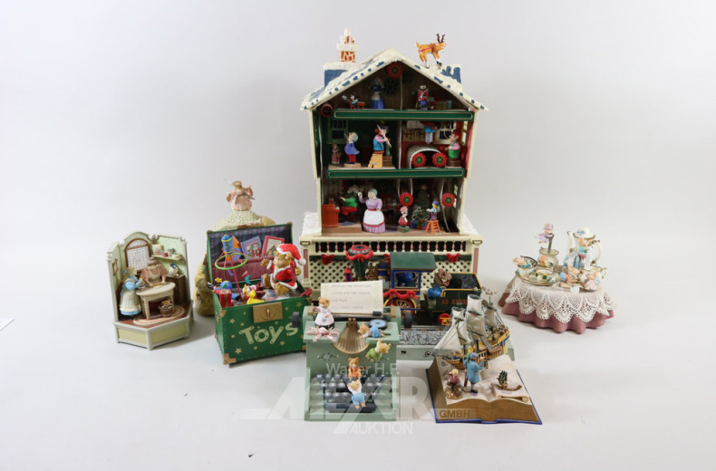 7 versch. Spieluhren