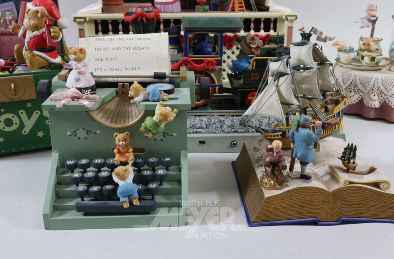 7 versch. Spieluhren