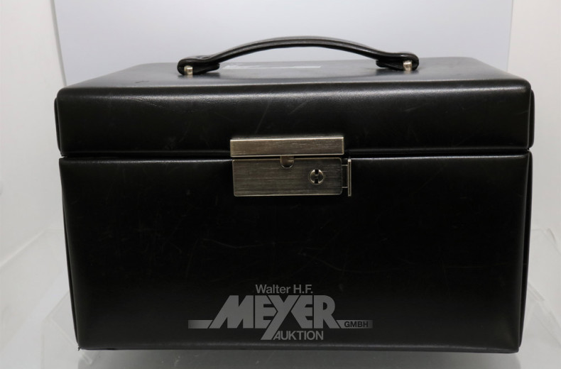 Schmuckkasten mit 3 Armbanduhren