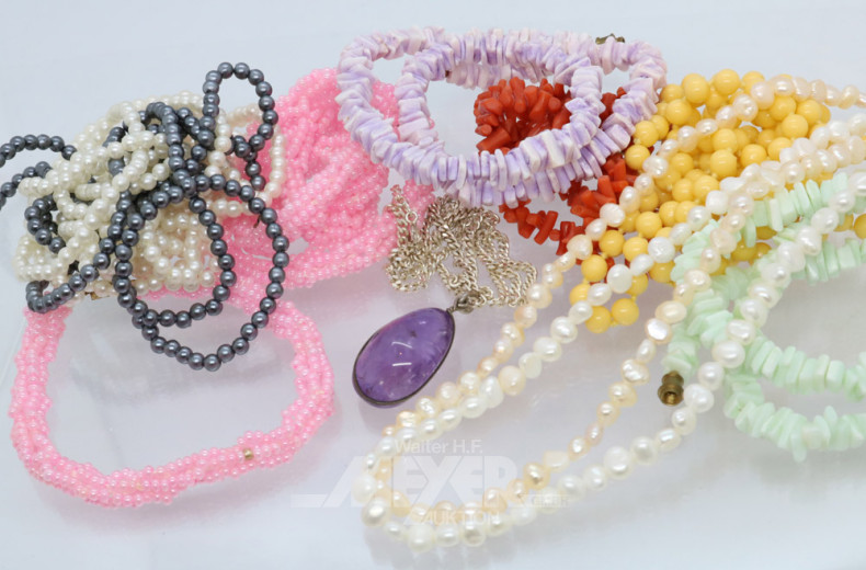 Posten Modeschmuck: Broschen, Ketten