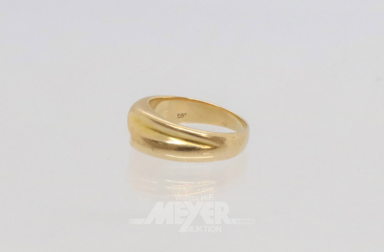 Damenring, 585er GG, Ringgröße 60,