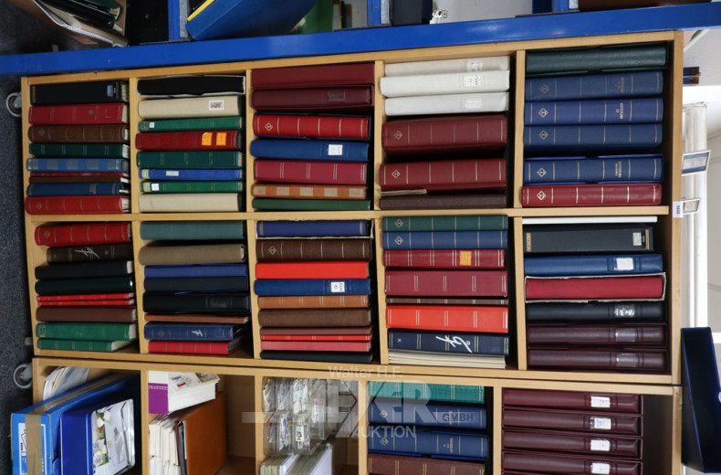 gr. Posten Briefmarken-Alben: