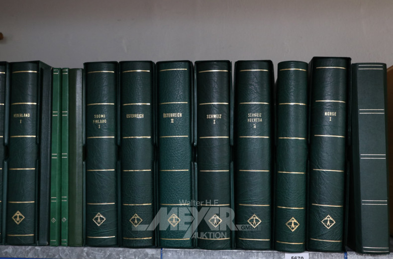 gr. Posten Briefmarken-Alben,