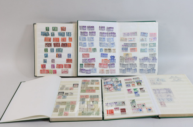 gr. Posten Briefmarken-Alben: