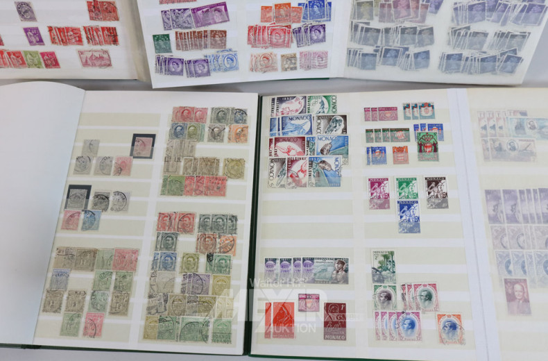 gr. Posten Briefmarken-Alben: