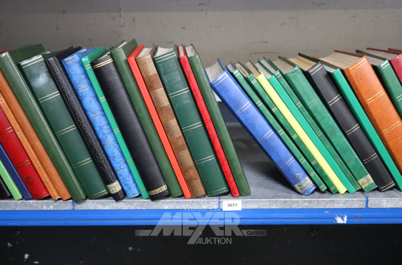 gr. Posten Briefmarken-Alben: