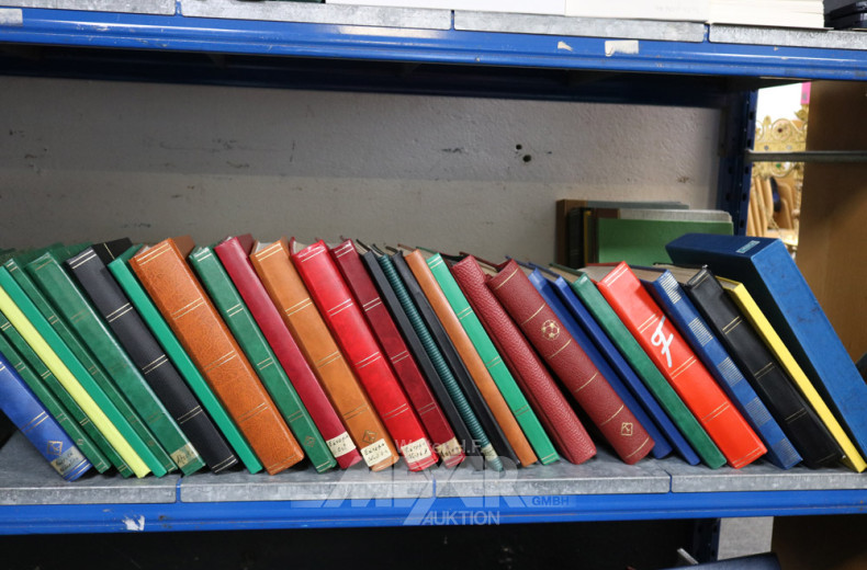 gr. Posten Briefmarken-Alben: