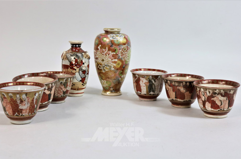 Posten asiat. Porzellan, best. aus: