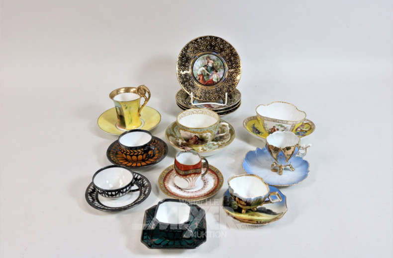 Posten Porzellan, best. aus: