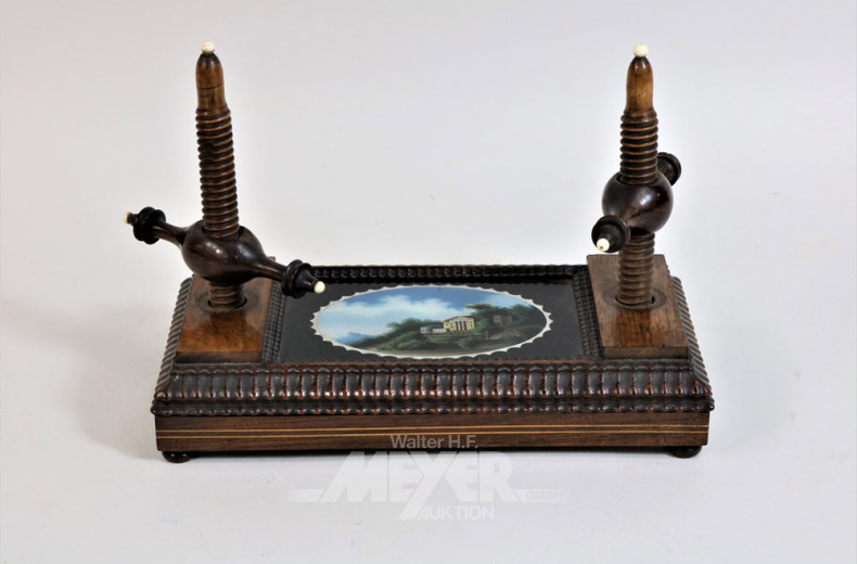 Karten-/Buchpresse, Holz,