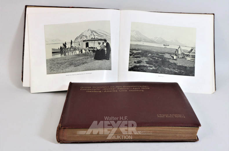 2 Bildbände ''Hamburg-Amerika-Linie'':