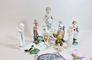 Porzellan- u. Karamikfiguren, u.a.