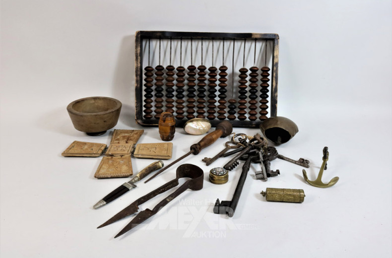 Posten Hausrat u. Dekoration, best. aus: