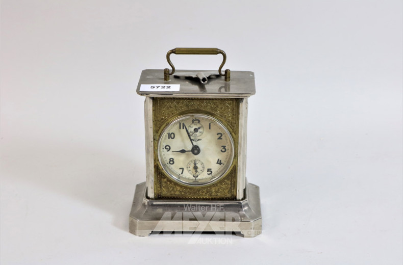 Tischuhr KIENZLE, Metallgehäuse,