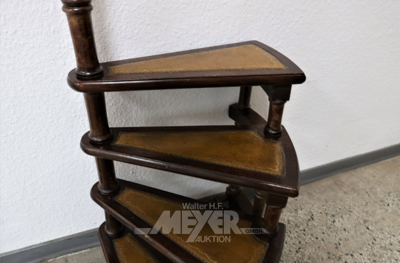 Bibliothekstritt, Mahagoni,