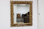 Wandspiegel, Rahmen goldfarben,