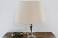 kl. Tischlampe, engl. Silberfuß