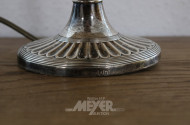kl. Tischlampe, engl. Silberfuß