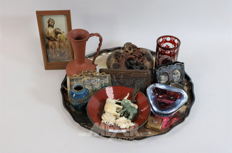 Pos. versch. Dekorationsgegenstände: