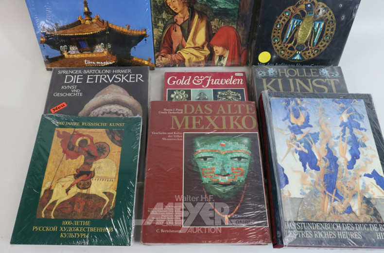 Posten versch. Kunst- und Bildbände,