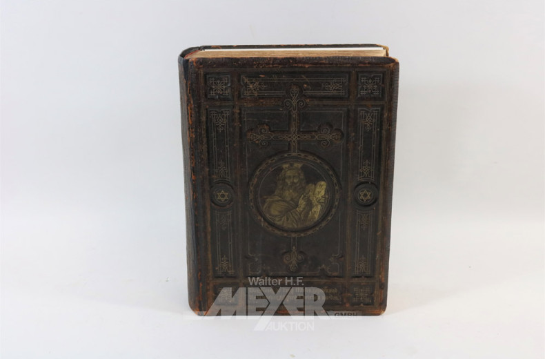 ''Pracht-Bibel'' datiert 1865,