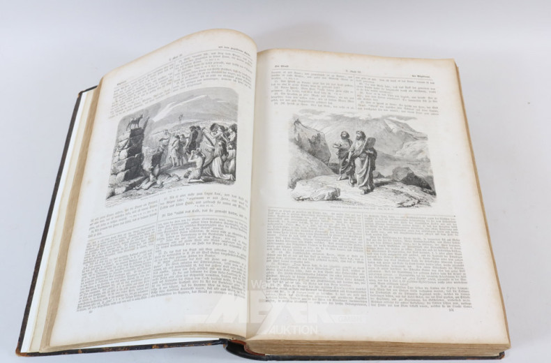 ''Pracht-Bibel'' datiert 1865,