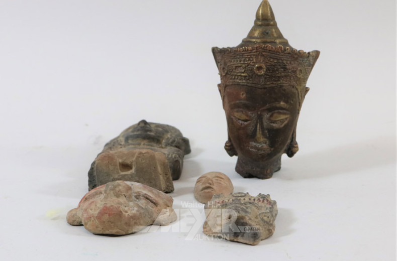 3 kl. Ausgrabungen, vermutl. asiatisch