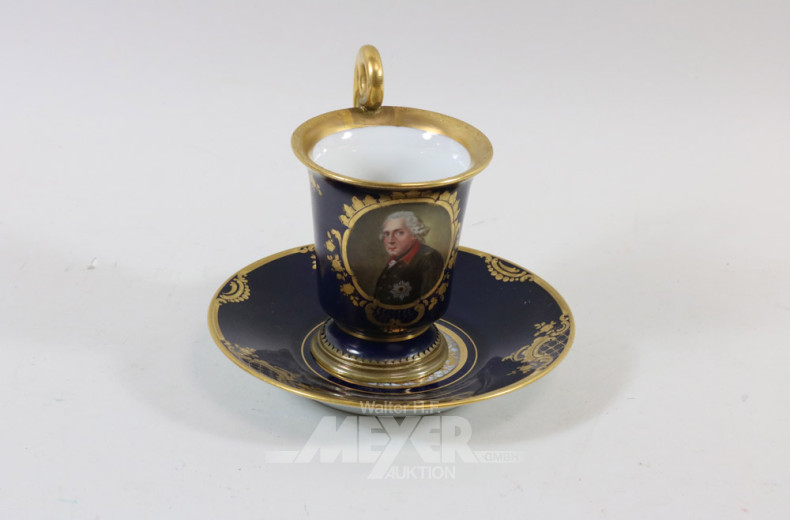 Porzellan-Andenkentasse, Dresden, 19.