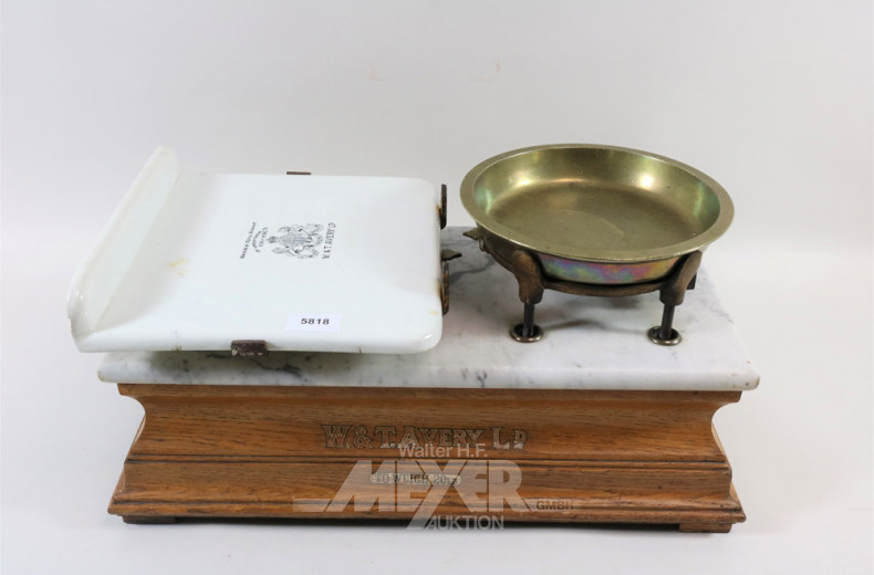 antike Waage, W. und T. AVERY Ltd.,