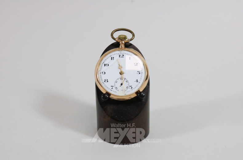 Taschenuhr, 585er Gelbgold
